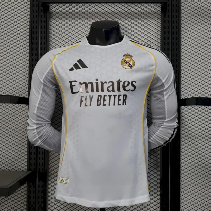 Real Madrid 2025 26 Home LS Jersey Player Ver 433FC real-madrid-2025-26-home-ls-jersey-player-ver-433fc